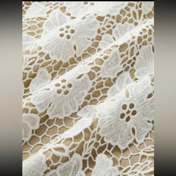 Semi- Sheer Double Layer Lace Dress- XS - Picture 4 of 5